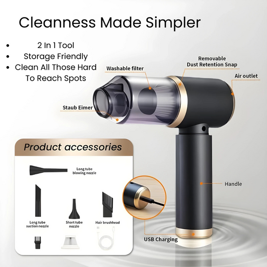 Powerful Handheld Wireless Vacuum Cleaner And Blower